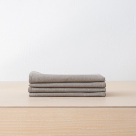 Stone Washed Linen Runner Natural 