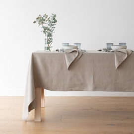 Natural Linen Tablecloth Lara
