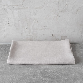 Set of 2 Silver Linen Tea Towels Terra