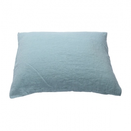 Stone Blue Linen Fitted Sheet Stone washed