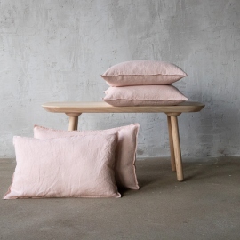 Rosa Linen Cushion Cover Stone Washed 