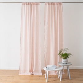Linen Curtain Panel Rosa Garza 