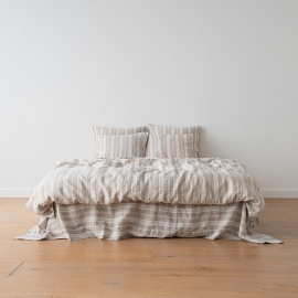 Natural Washed Bed Linen Bed Set Jazz