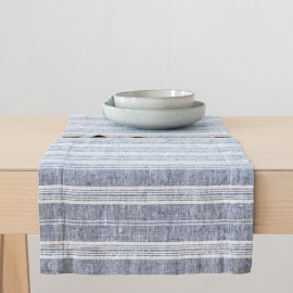 Linen Tablecloth Indigo Tuscany