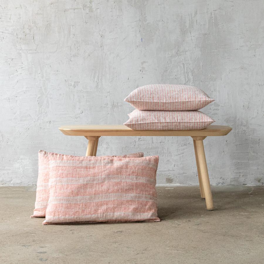 Linen Cushion Cover Brick