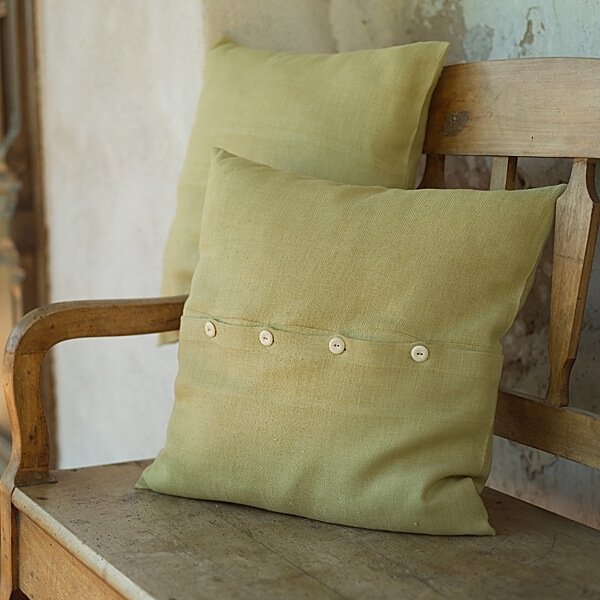 Lara Celery Cushion covers - LinenMe Lara Celery Cushion covers - LinenMe
