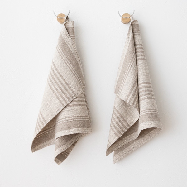 heavy linen tea towels