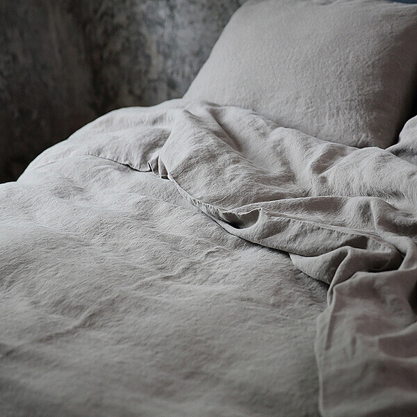 Interior trends - linen bedlinen autumn taupe - LinenMe