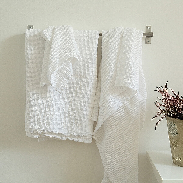 Linen waffle towels - LinenMe Linen waffle towels - LinenMe