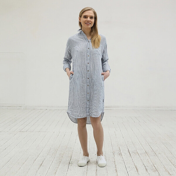 linen shirt dress - LinenMe