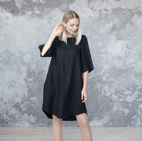 linen tunic dress