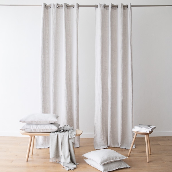 GROMMET LINEN CURTAINS