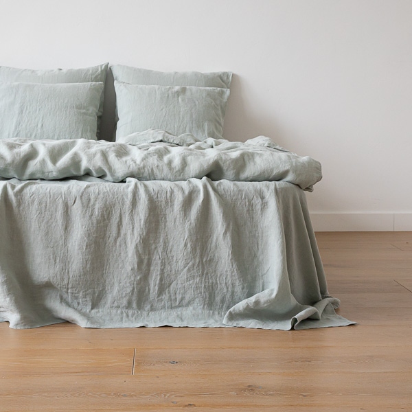 stone washed linen sheets for spring