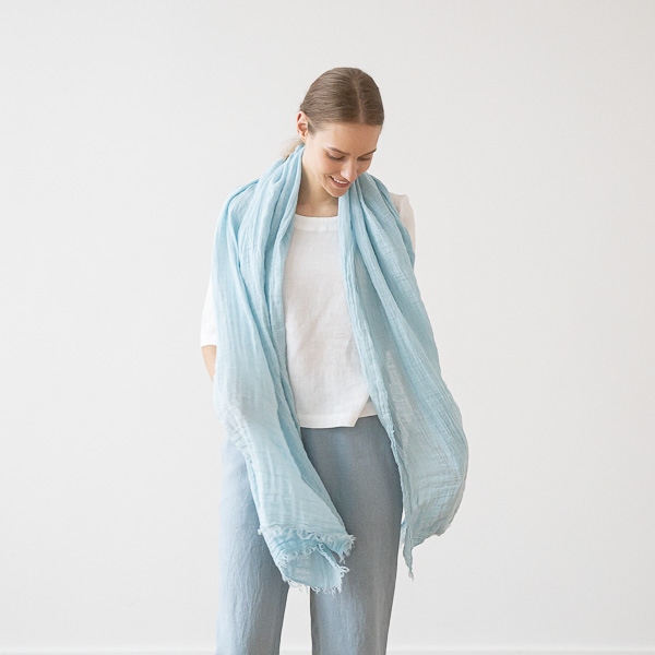 linen shawl