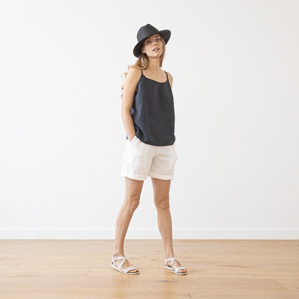 summer linen shorts