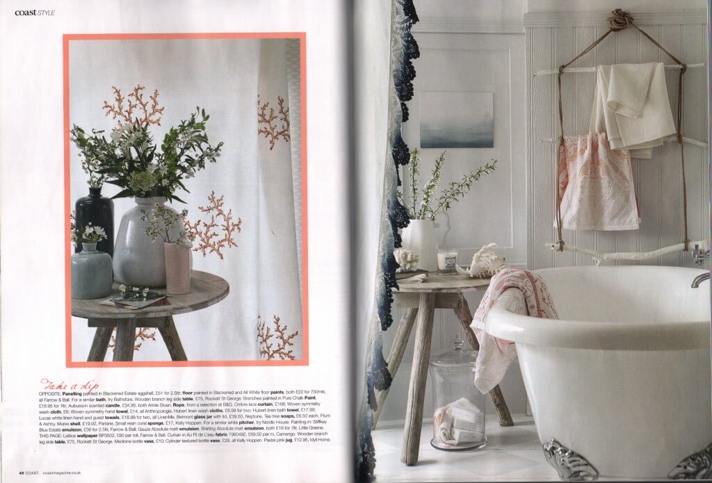 Hubert White Linen Bath Towel