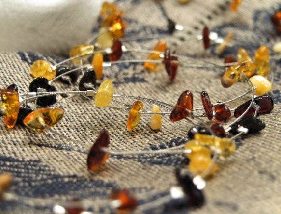 Amber napkin ring