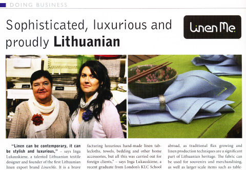 Linenme interview - Lithuanian linen Lithuanian linen