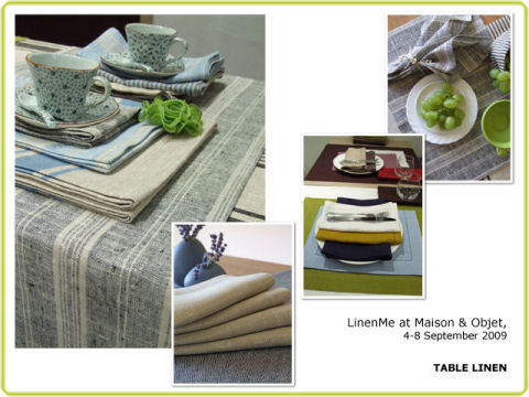 maison linenme tablelinen Maison & Objet Table Linen