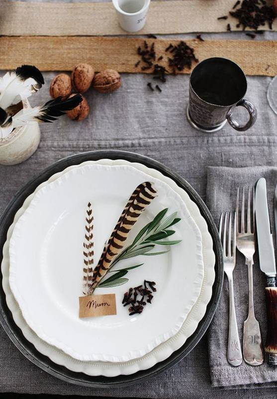 Autumn table - Linen Autumn table - Linen