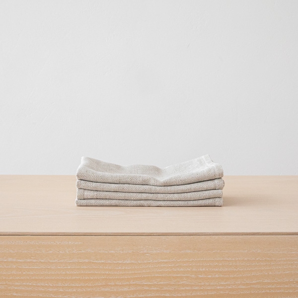 Linen Napkin Twill Beige