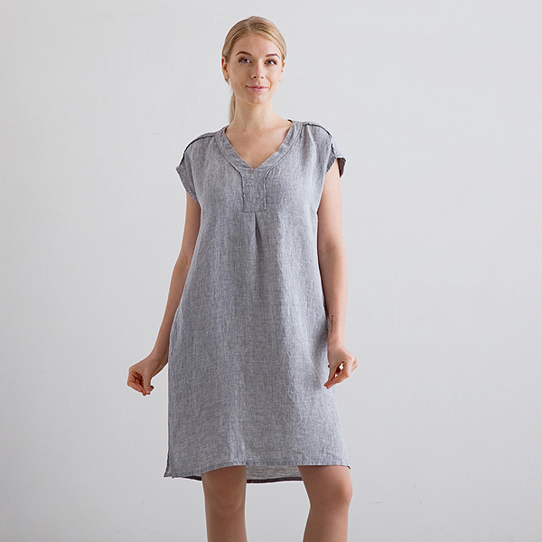 linen me dresses Have you prepared your wardrobe for Spring/Summer 2026 already? It's right about time Let me introduce you one of our most wanted dresses. This Pure Linen Dress with elastic waist and 3/4