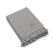 Folded grey Marcus merino wool throw